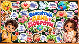💗🌸 ОФОРМЛЕННЯ ДОШКИ ДО ДНЯ ДОБРОТИ