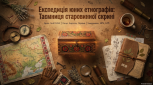 Мультимедійна презентація "Експедиція юних етнографів:таємниця старовинної скрині"