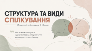 Структура та види спілкування