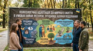 Практичне заняття  на тему:  “Психологічна адаптація  до мирного життя в  умовах війни: ресурси,  труднощі, шляхи  подолання”.