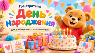 Конспект інтегрованого заняття "День народження"