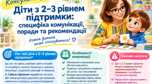 ДІТИ З 2–3 РІВНЕМ ПІДТРИМКИ: ЯК ПОБУДУВАТИ ЕФЕКТИВНУ КОМУНІКАЦІЮ?