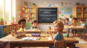 Діагностувальна робота з української мови: «Лексикологія» (4 клас, НУШ) — Робота з мовними одиницями