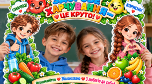 Фоторамка «Здорове харчування – це круто!». День здорового харчування.