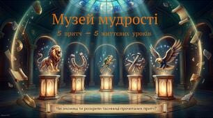 «Музей мудрості. 5 притч — 5 життєвих уроків». Інтерактивна презентація для узагальнення знань учнів
