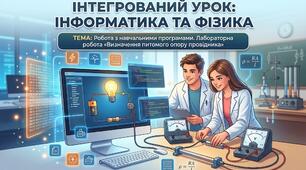 Інтегрований урок: Інформаційні технології у навчанні. Робота з навчальними програмами. Лабораторна робота «Визначення питомого опору провідника»