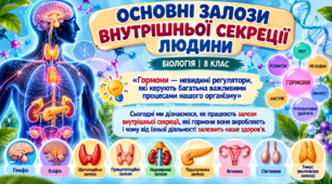 Основні залози внутрішньої секреції людини