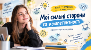 Презентація з курсу «Професії» для 9 класу на тему «Мої сильні сторони та компетентності»