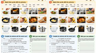 перевірочна робота для учнів на тему " Cooking and eating"