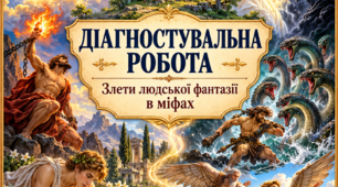 Тематична діагностувальна робота із зарубіжної літератури для 6 класу НУШ за темою «Злети людської фантазії в міфах народів світу» укладена відповідно до матеріалу підручника Є. Волощук, О. Слободянюк.