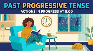 Past Progressive Sentence Building