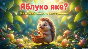 «Яблуко яке? Казковий квест-дослідження для дітей дошкільного віку».