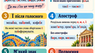 «Написання слів іншомовного походження». Українська мова, 7 клас
