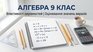 АЛГЕБРА 9 КЛАС | Властивості нерівностей | Оцінювання значень виразів | Практичні задачі