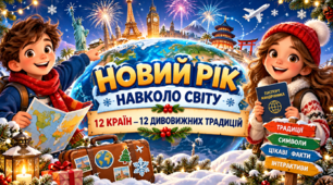 Інтерактивна презентація для учнів 5–12 класів "Новий рік навколо світу: 12 країн — 12 дивовижних традицій"