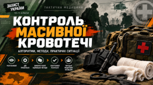 «Масивна кровотеча: ознаки, тампонування рани та алгоритми тактичної медицини за TCCC» (10–11 класи, «Захист України»)