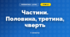 Частини. Половина, третина, чверть (3 клас, Математика, Козак)