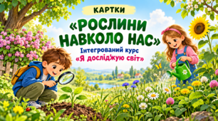 Картки «Рослини навколо нас» для учнів початкових класів з інтегрованого курсу «Я досліджую світ»