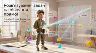 Розв’язування задач на рівняння прямої