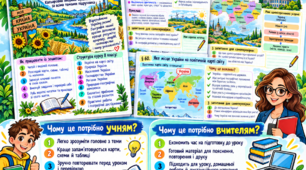 готовий конспект- зошит з географії для 8 класу
