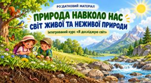 Роздатковий матеріал «Природа навколо нас. Світ живої та неживої природи» для учнів початкових класів
