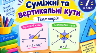 Суміжні та вертикальні кути
