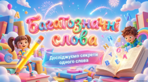 Презентація до уроку української мови "Розпізнаю багатозначні слова, використовую їх у мовленні"