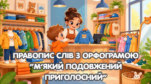 Відеоурок "М'який подовжений приголосний звук"