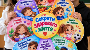 🌸 Фотобутафорія квітка «Секрети здорового життя» 🌸