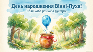 14 жовтня - ранкова зустріч. День народження Вінні-Пуха