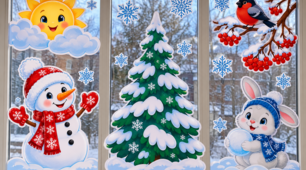 ❄️ Зимове оформлення вікон «Зимова казка» ☃️🎄