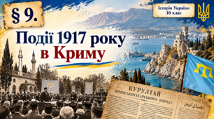 «Події 1917 року в Криму» Історія України. 10 клас