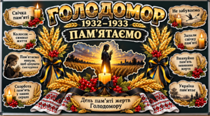 🕯️ Оформлення до Дня пам’яті жертв Голодомору 🕯️
