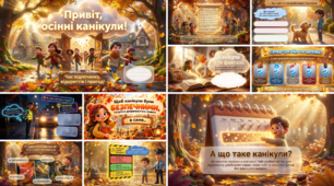 🍂 «Привіт, осінні канікули! WOW-канікули: відпочивай, досліджуй, будь у безпеці!» 🌟 | Презентація — 35 слайдів | Ігри, осінні пригоди та правила безпеки