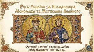Презентація на тему: "Русь-Україна за Володимира Мономаха та Мстислава Великого" + конспект за презентацією + тести