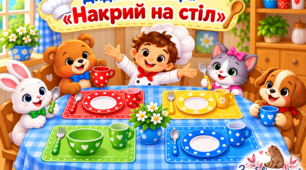 Дидактична гра «Накрий на стіл»
