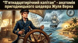 6 клас НУШ  "П'ятнадцятирічний капітан" - анатомія пригодницького шедевра Жуля Верна