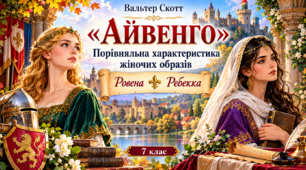Презентація "Порівняльна характеристика жіночих образів роману «Айвенго» В. Скотта "