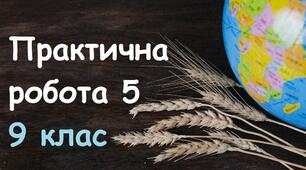Визначення основних зернових і технічних культур, що їх вирощують у помірному і кліматичному поясах. Практична робота № 5. 9 кл. Підручник Запотоцький С.П.