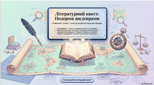 Підсумковий урок зарубіжної літератури. 9 клас. Подорож шедеврами - інтерактивний квест