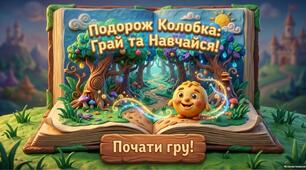 «Подорож Колобка: грай та навчайся» — інтерактивна дидактична гра для дітей дошкільного віку