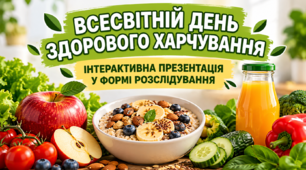 Всесвітній день здорового харчування. Інтерактивна презентація у формі розслідування