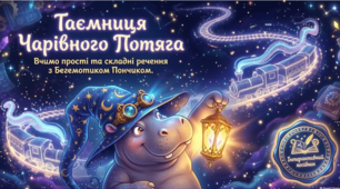 Прості і складні речення з Бегемотиком Пончиком