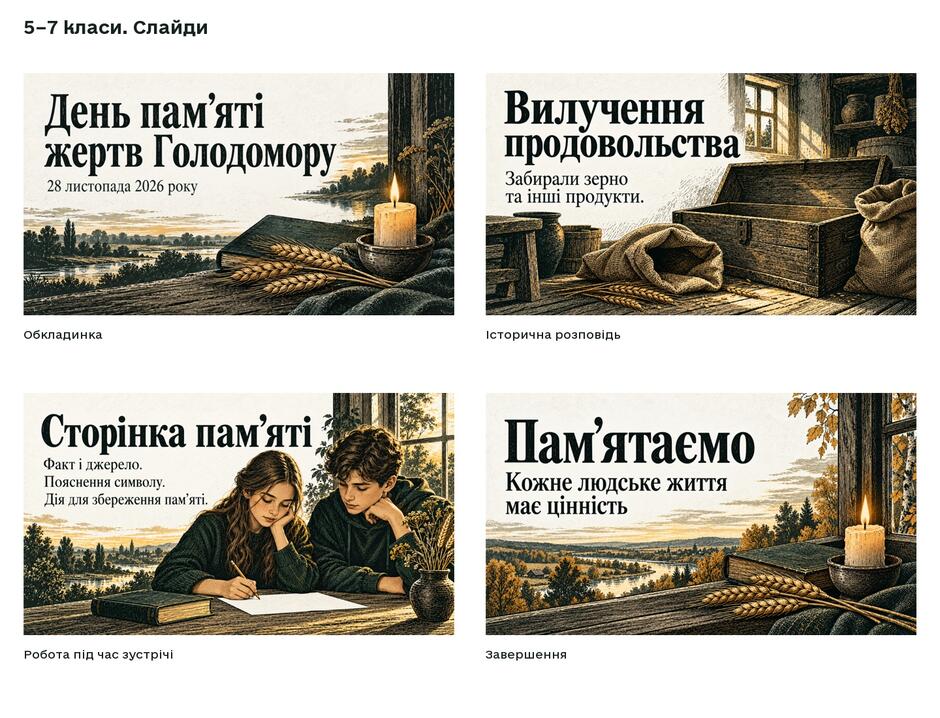 5–7 класи — Слайди