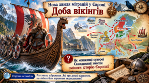 Нова хвиля міграцій у Європі. Доба вікінгів | Всесвітня історія, 7 клас