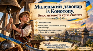 Леонід Полтава. «Маленький дзвонар із Конотопу»: герої, історичні події та ідея твору