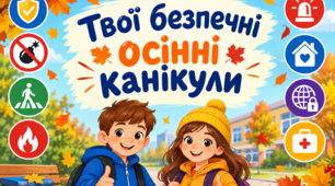 Інструктаж з безпеки життєдіяльності школярів під час осінніх канікул в умовах дії воєнного стану