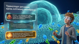 Презентація до уроку. Транспорт речовин крізь клітинну мембрану 9 кл НУШ