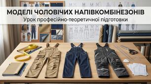 М-4. Моделі чоловічих напівкомбінезонів 