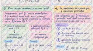 Пам’ятка з математики для 6 класу «Перетворення звичайних дробів у десяткові. Нескінченні періодичні десяткові дроби»